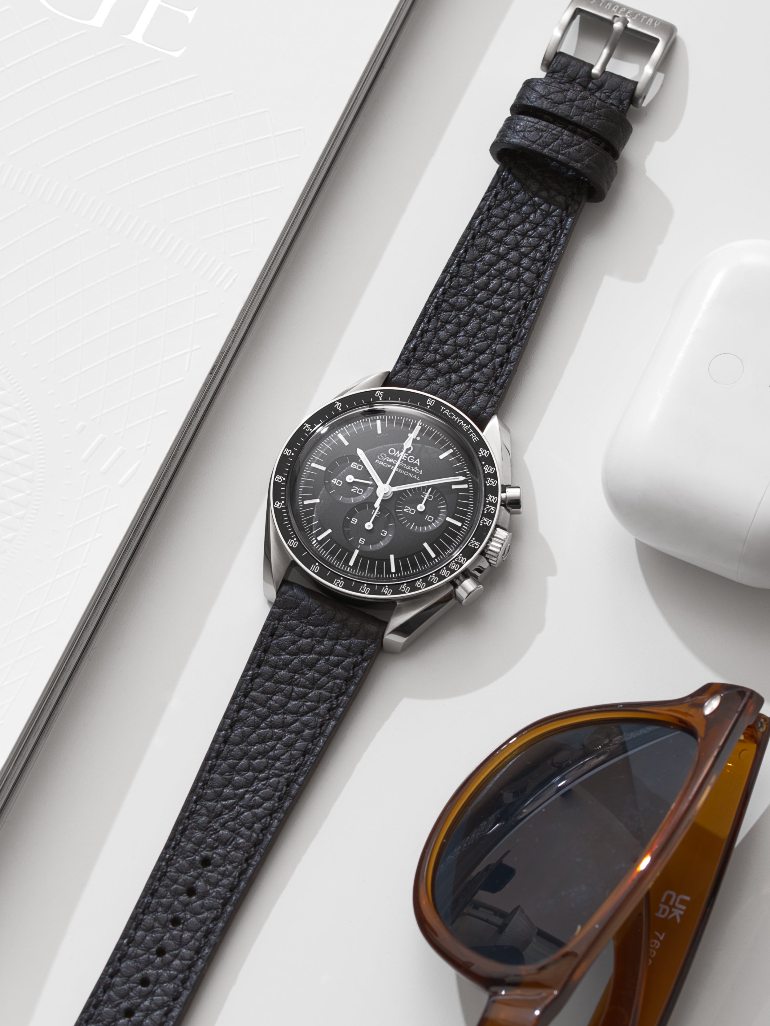 Black Togo Leather