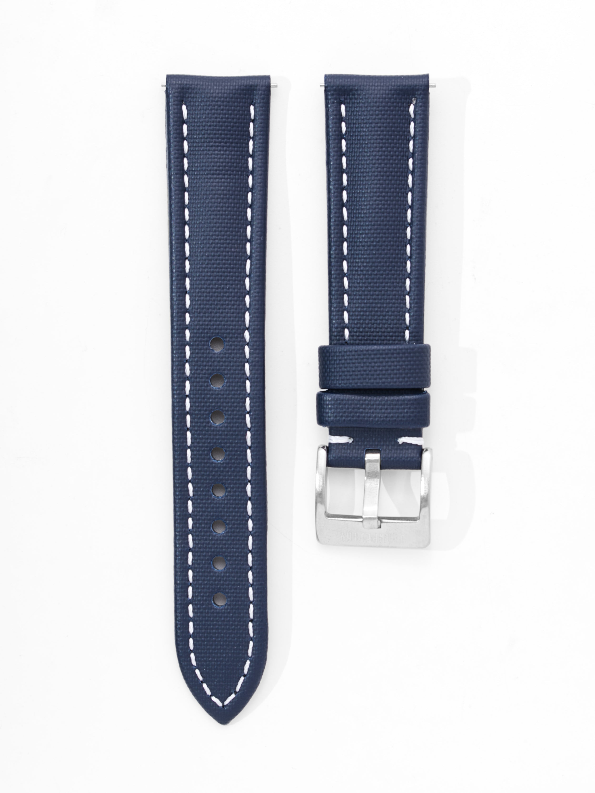 Blue Sailcloth - Contrast Stitch