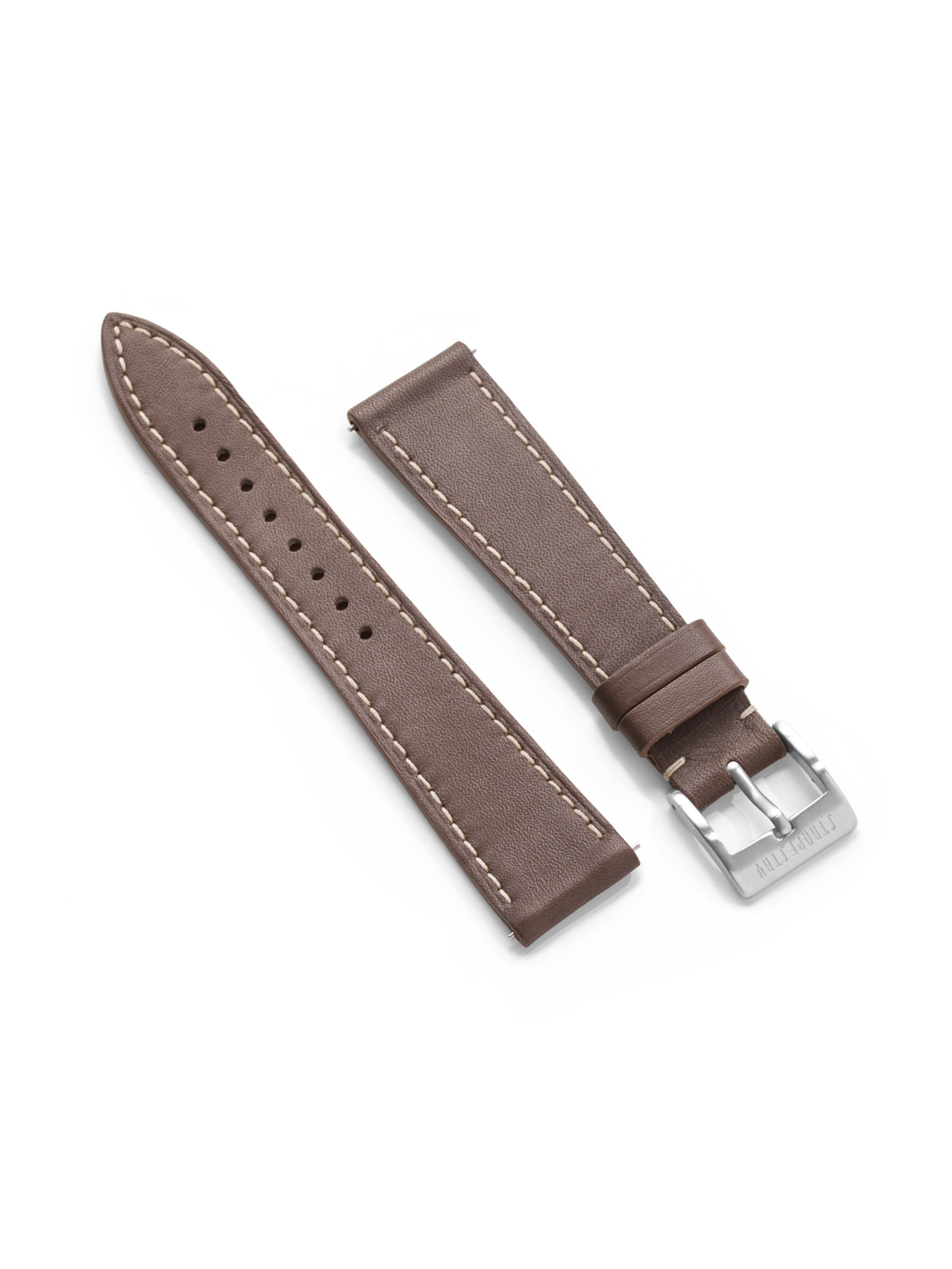 Dark Taupe Smooth Leather