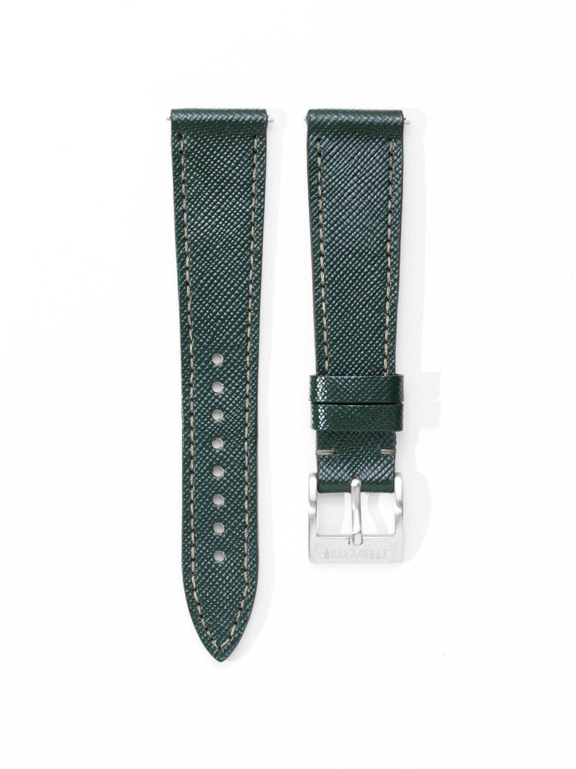 British Racing Green Saffiano