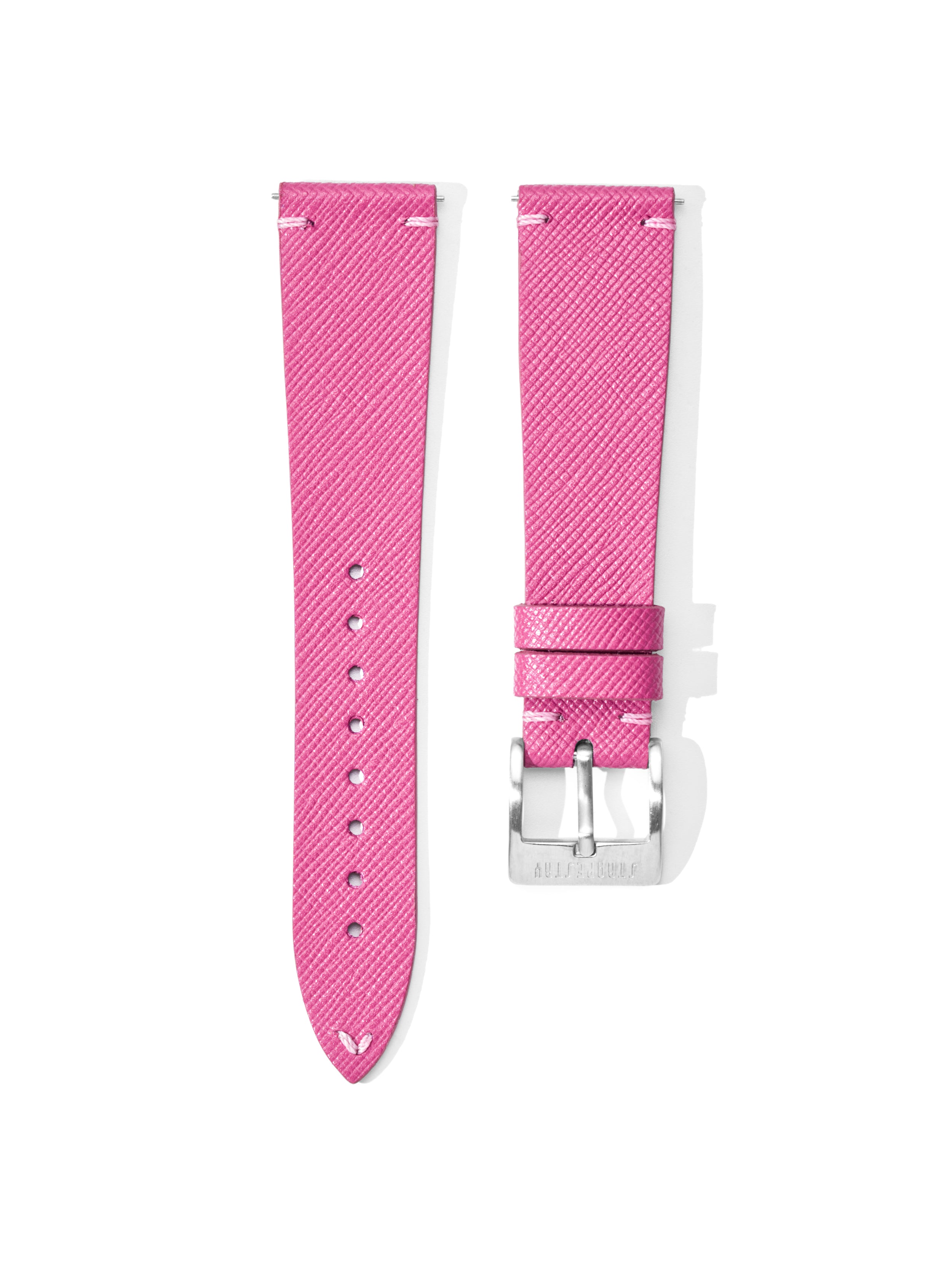 Pink Saffiano Leather