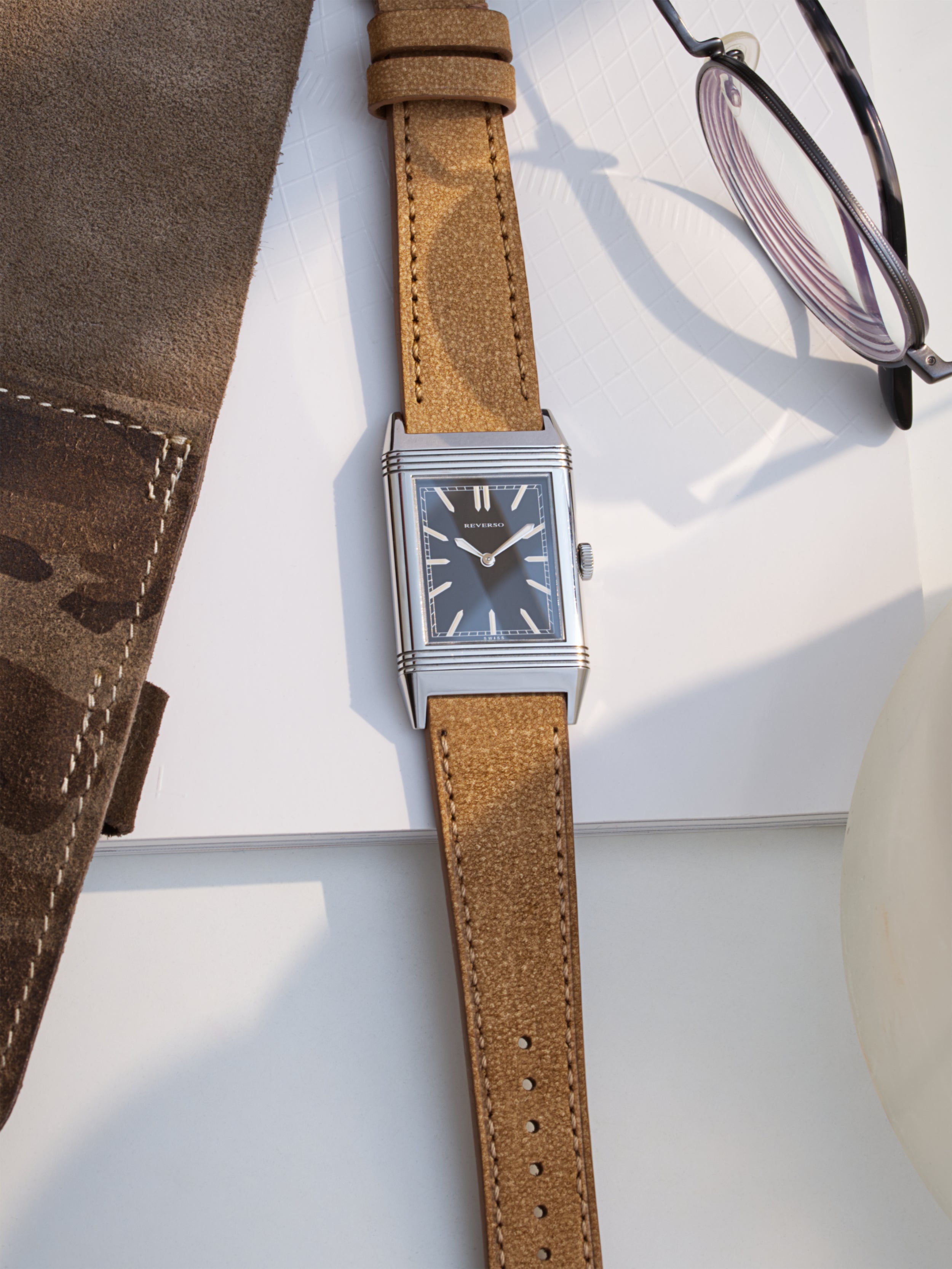 Sunset Beige Nubuck Leather