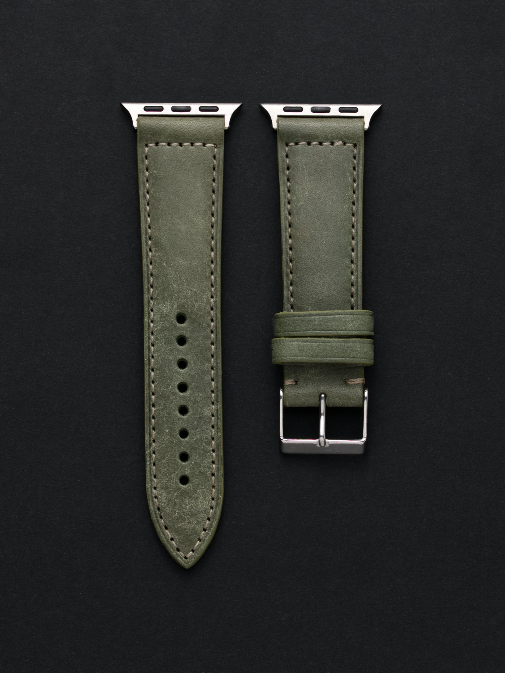 Green Pueblo Leather for Apple Watch