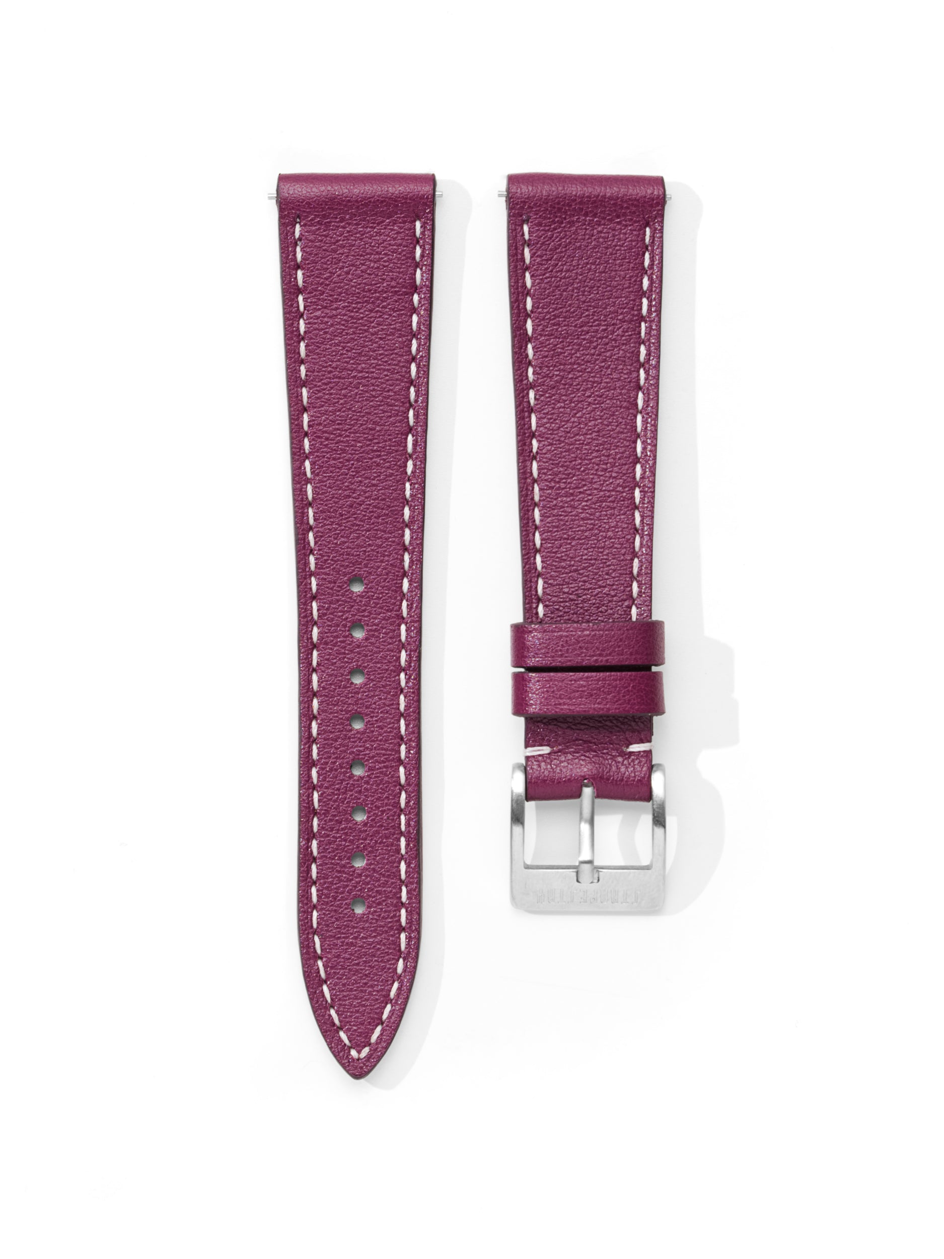 Aubergine Natural Grain Leather