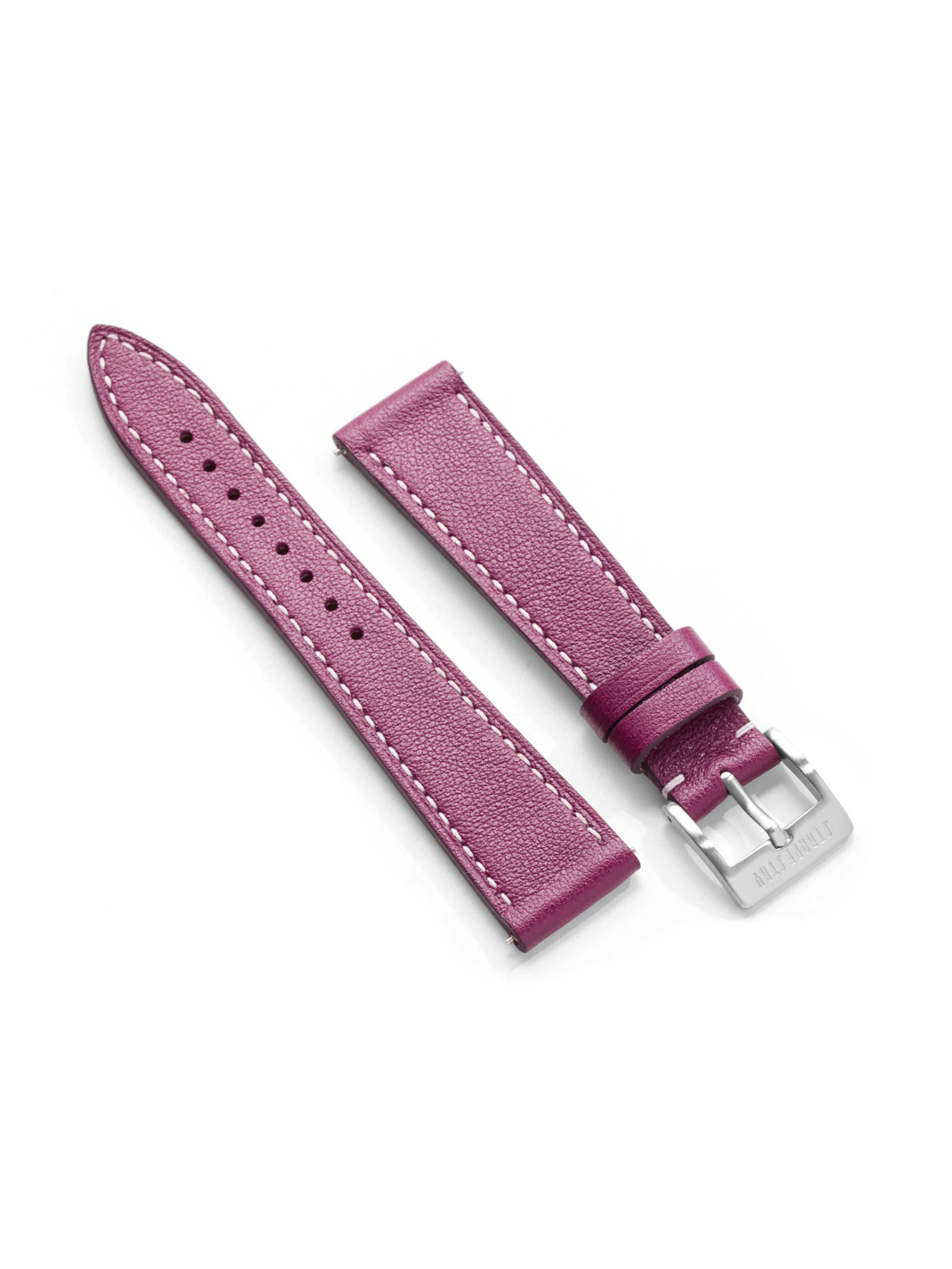 Aubergine Natural Grain Leather