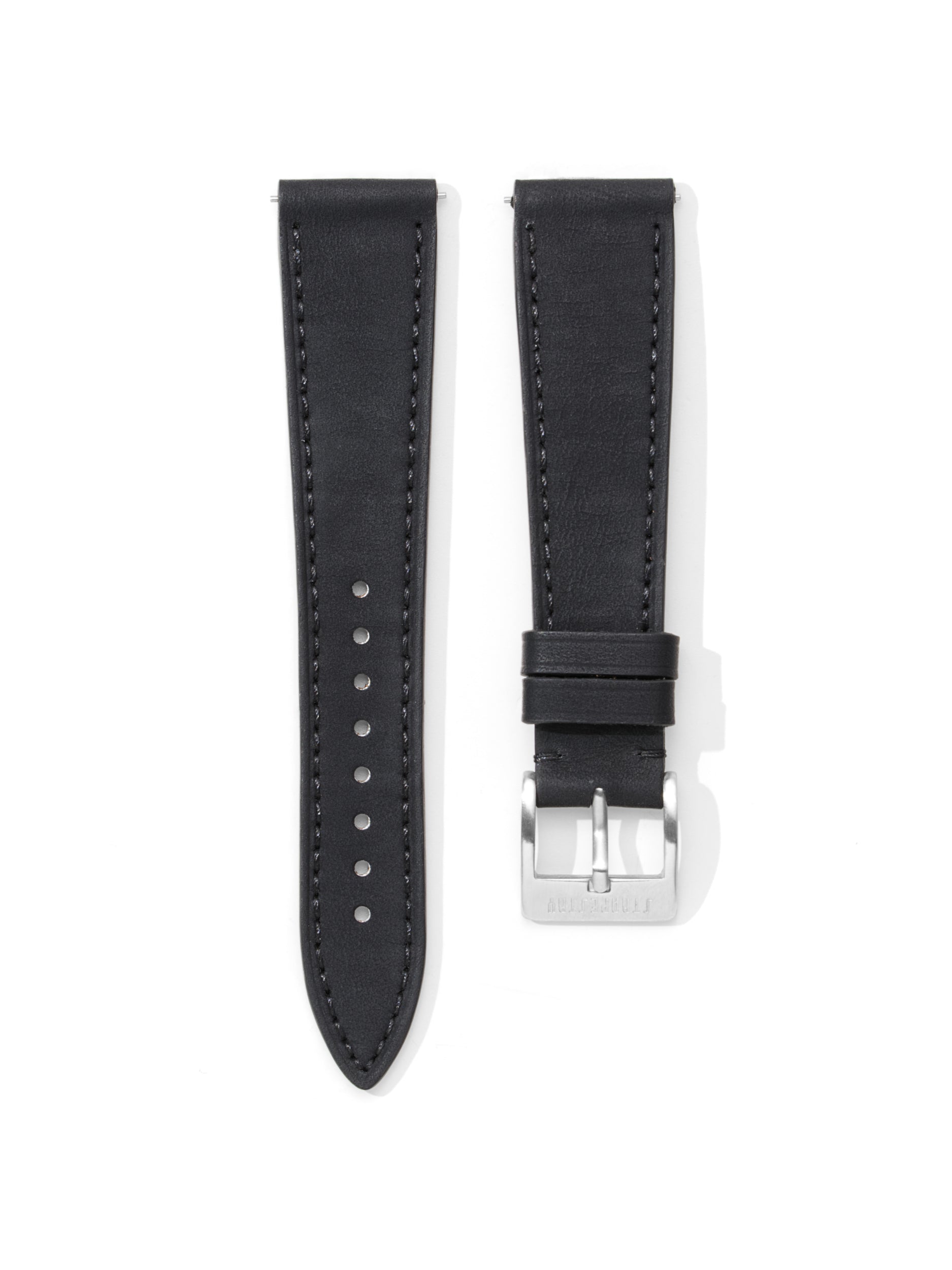 Black Nubuck Leather