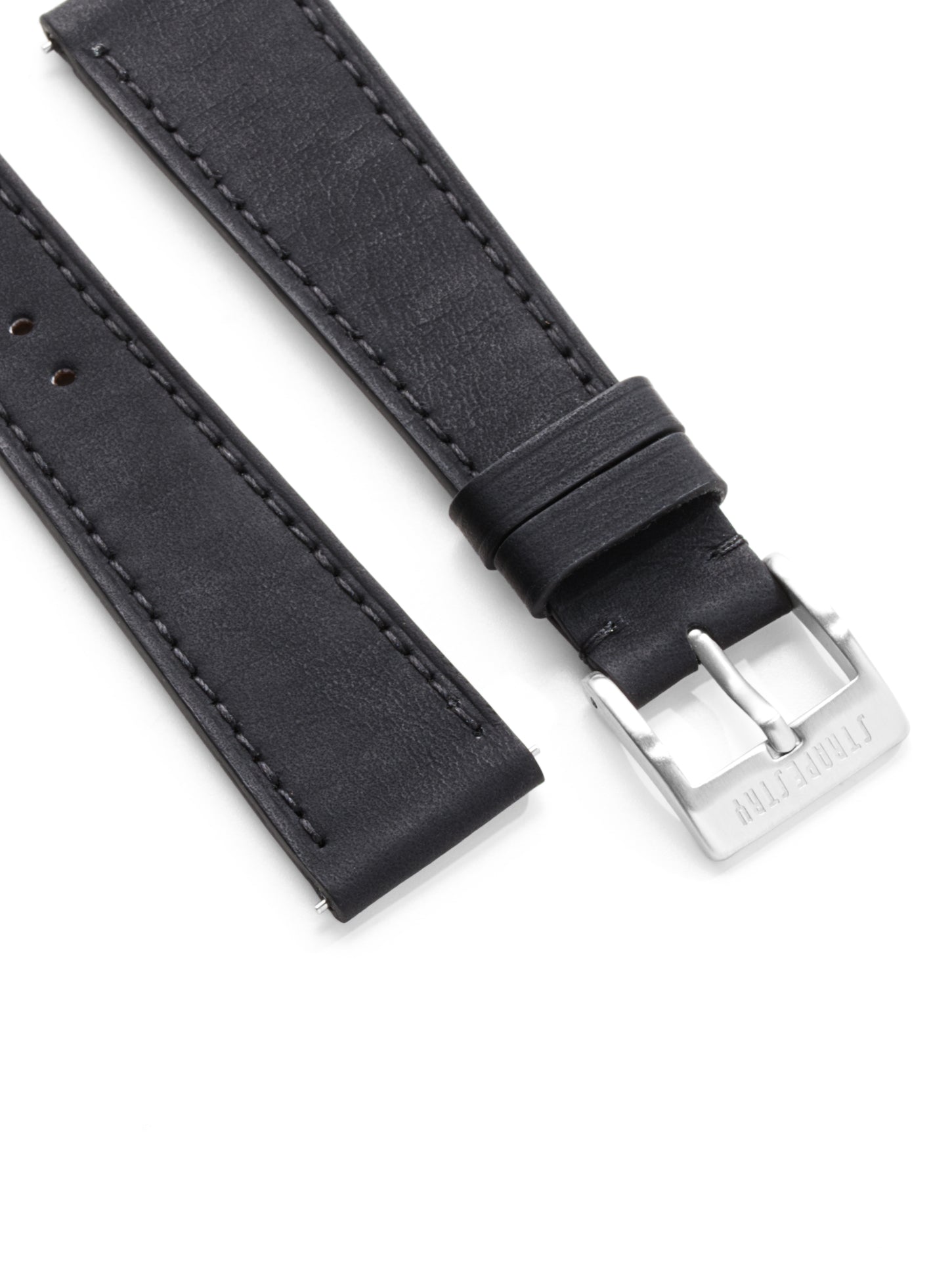 Black Nubuck Leather