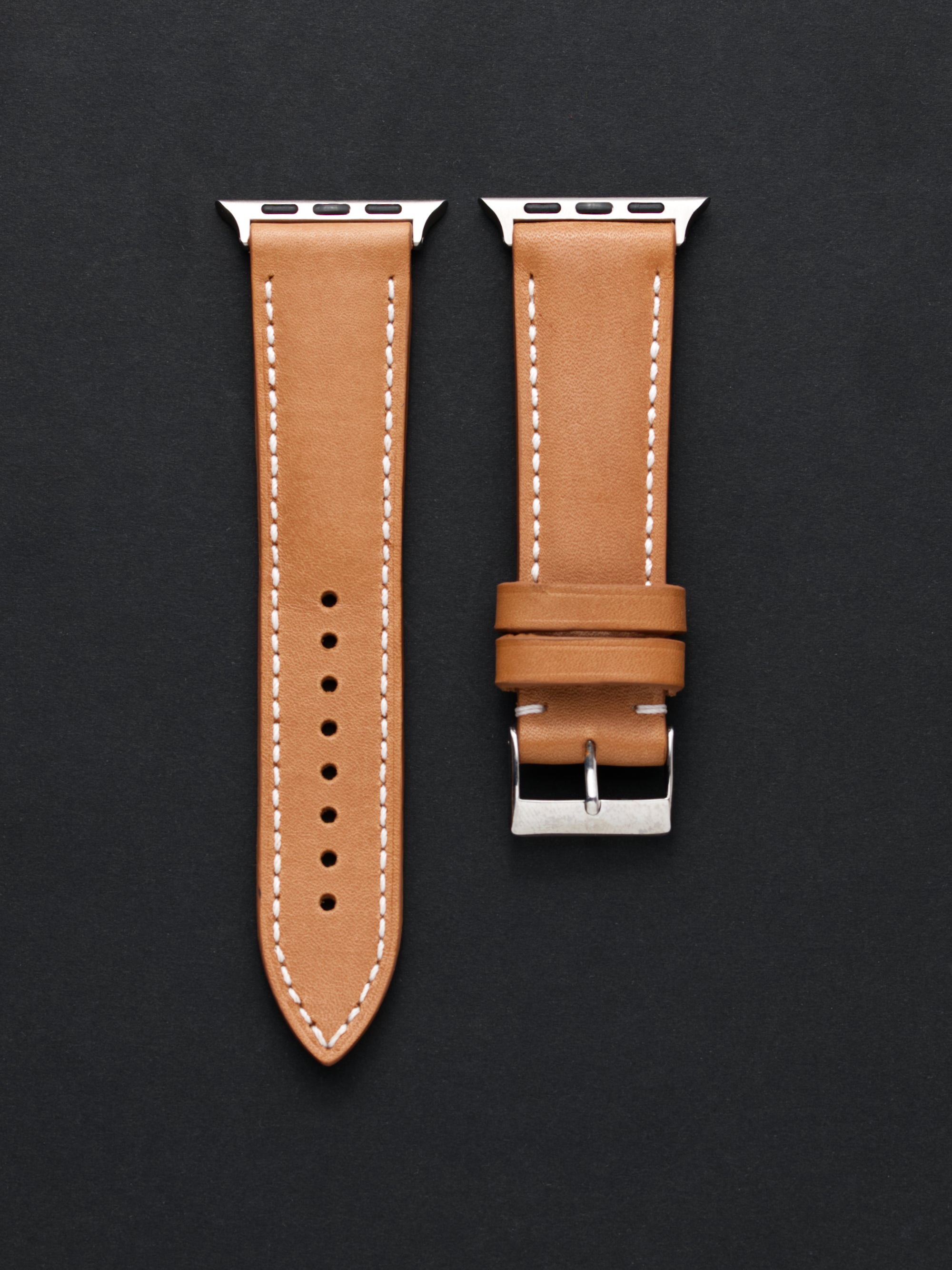 Tan Smooth Leather for Apple Watch